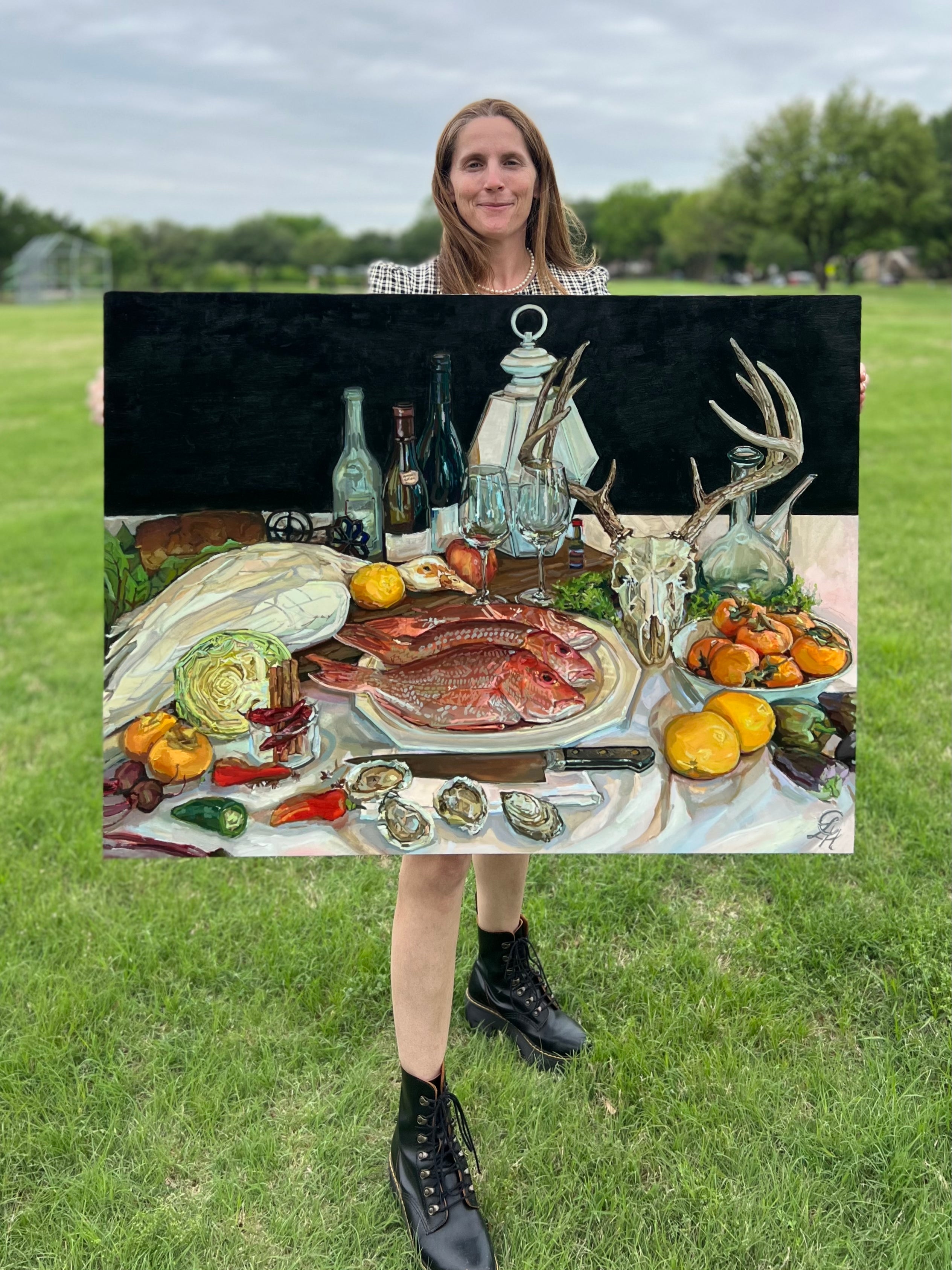 Still Life Oil Paintings, Texas Landscapes & Other Custom
