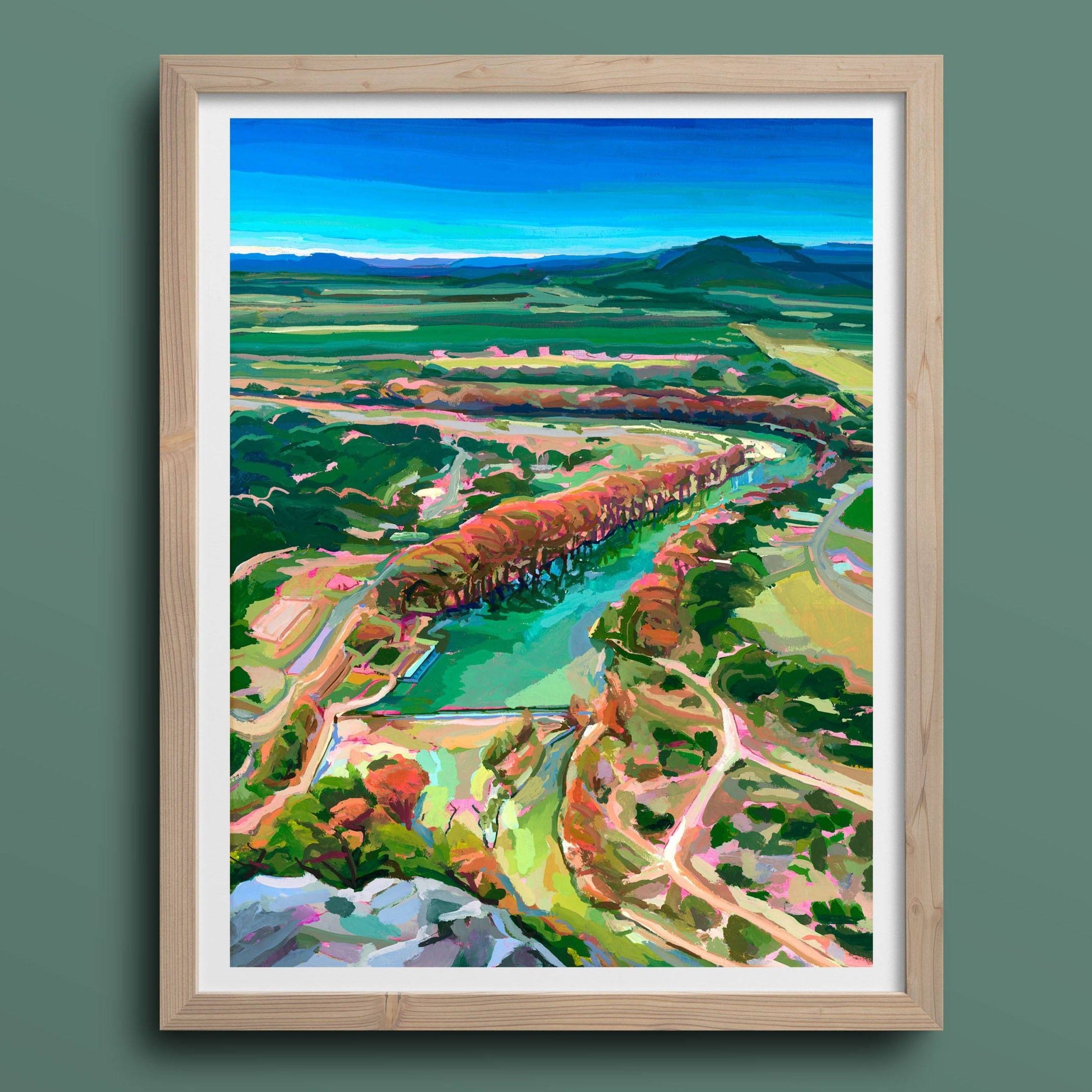 Frio River Art Print, Garner State Park, Courtney Holder Artist