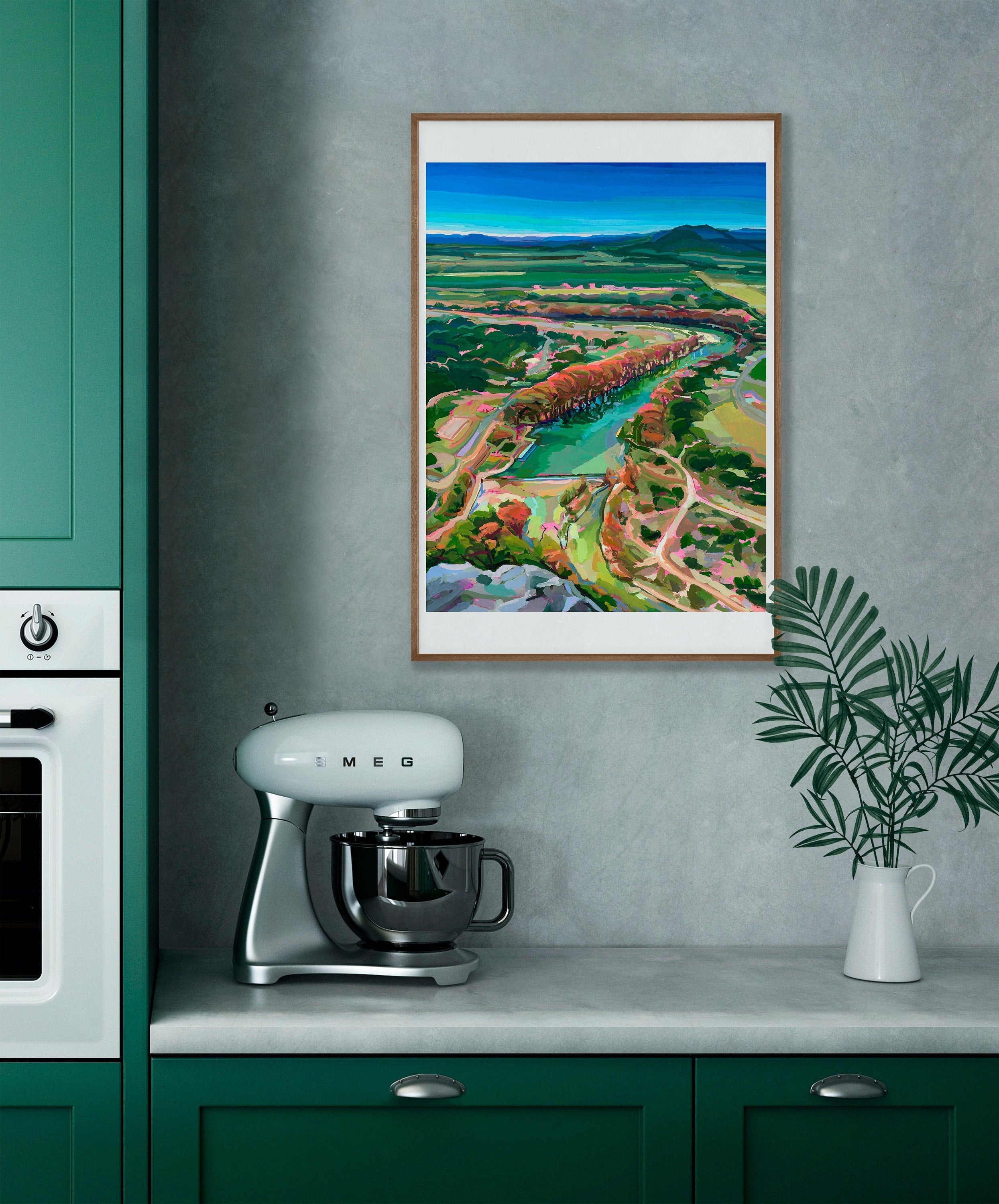 San Antonio Frio River Art Print, Garner State Park,