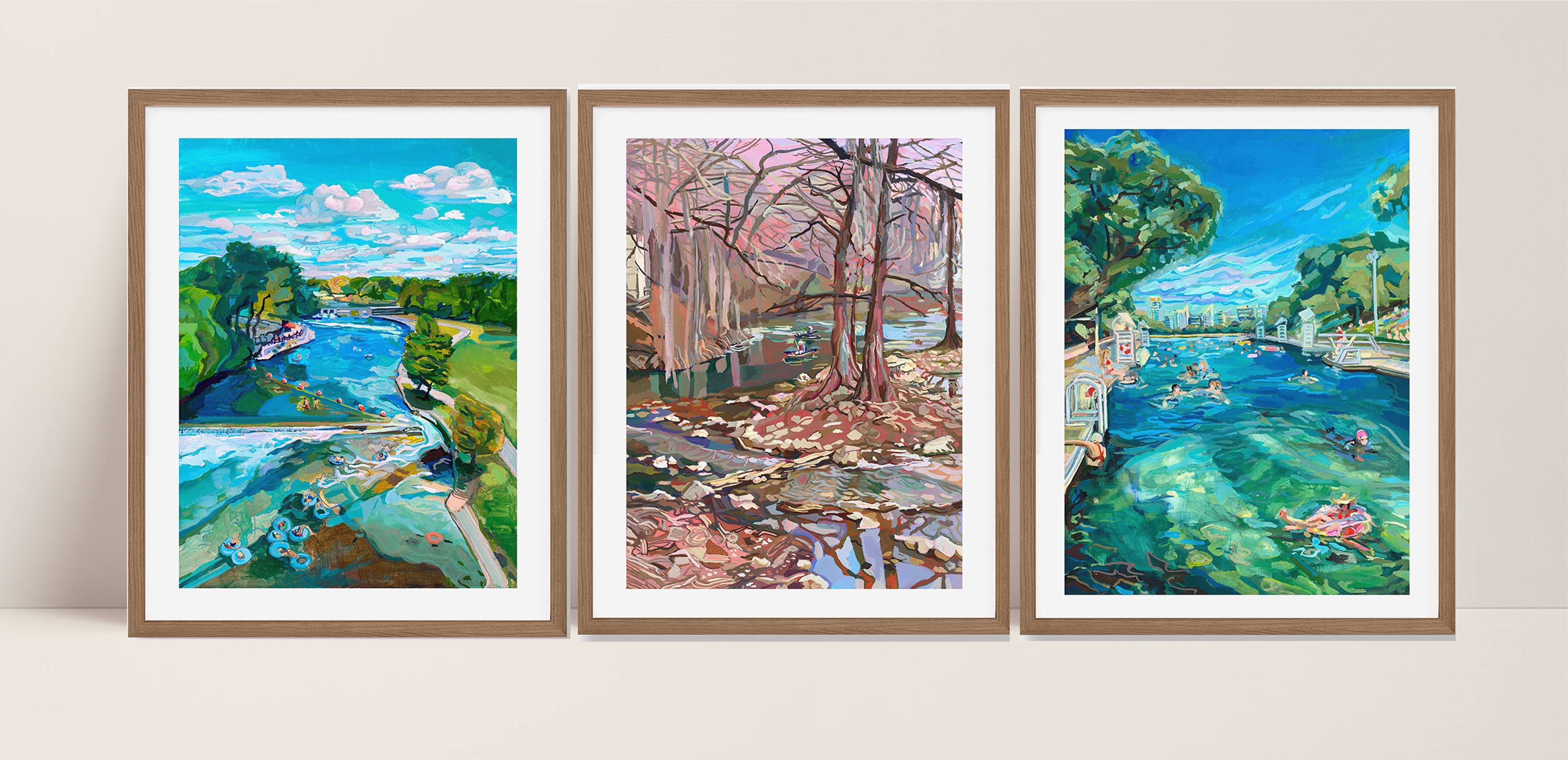 Texas Rivers Art Prints