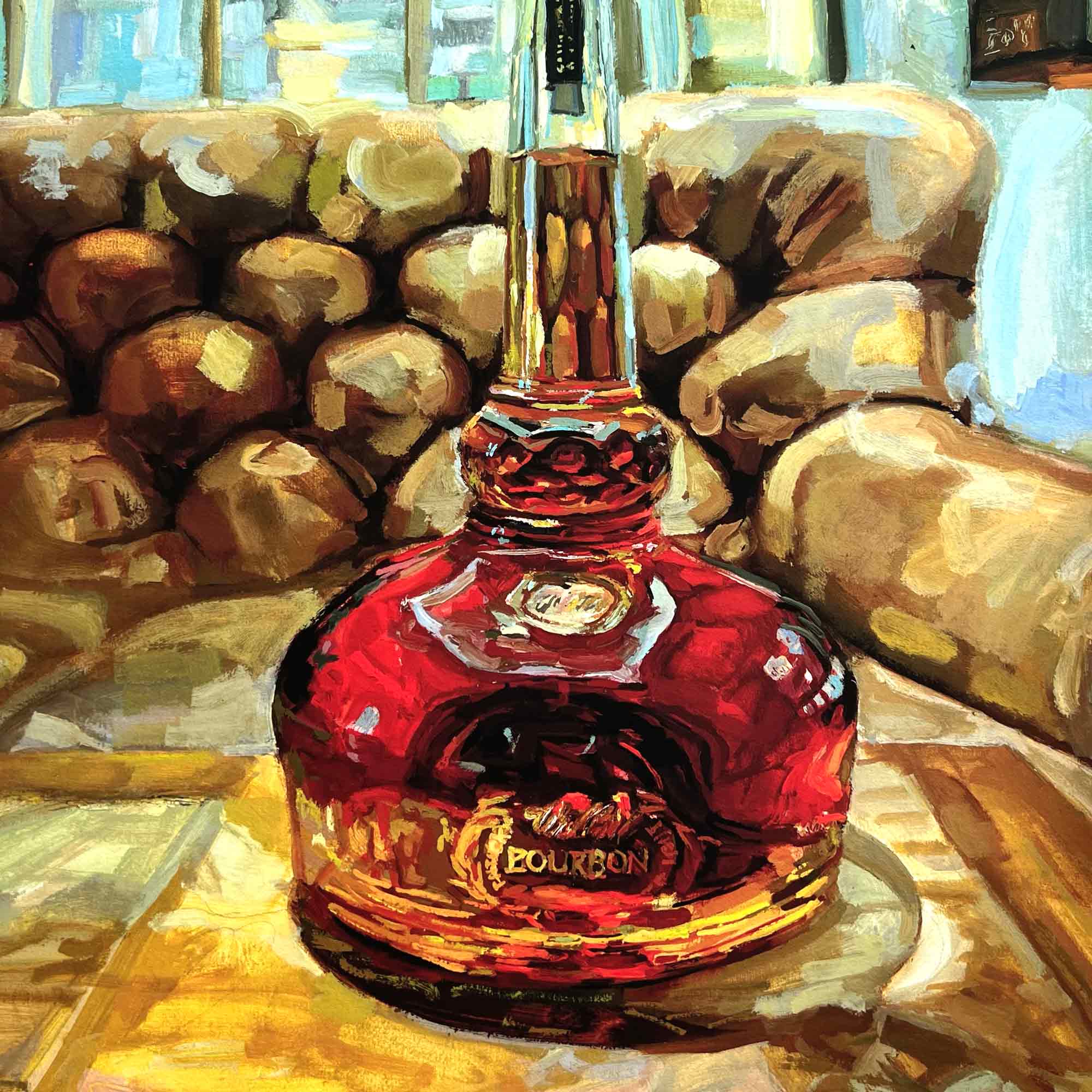 Willett Pot Still Bourbon Whiskey Art Print | Kentucky Bourbon Art | Whiskey Collector Art Gift